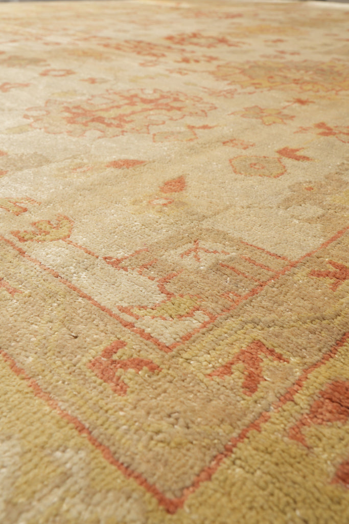 9 x 12 Beige Gold Zigler Chobi Peshawar Rug #F-4195