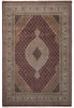 Load image into Gallery viewer, Decorative rug with intricate patterns on a plain background