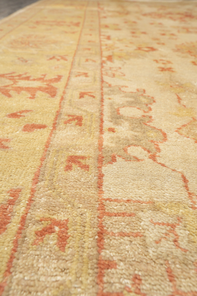 9 x 12 Beige Gold Zigler Chobi Peshawar Rug #F-4195