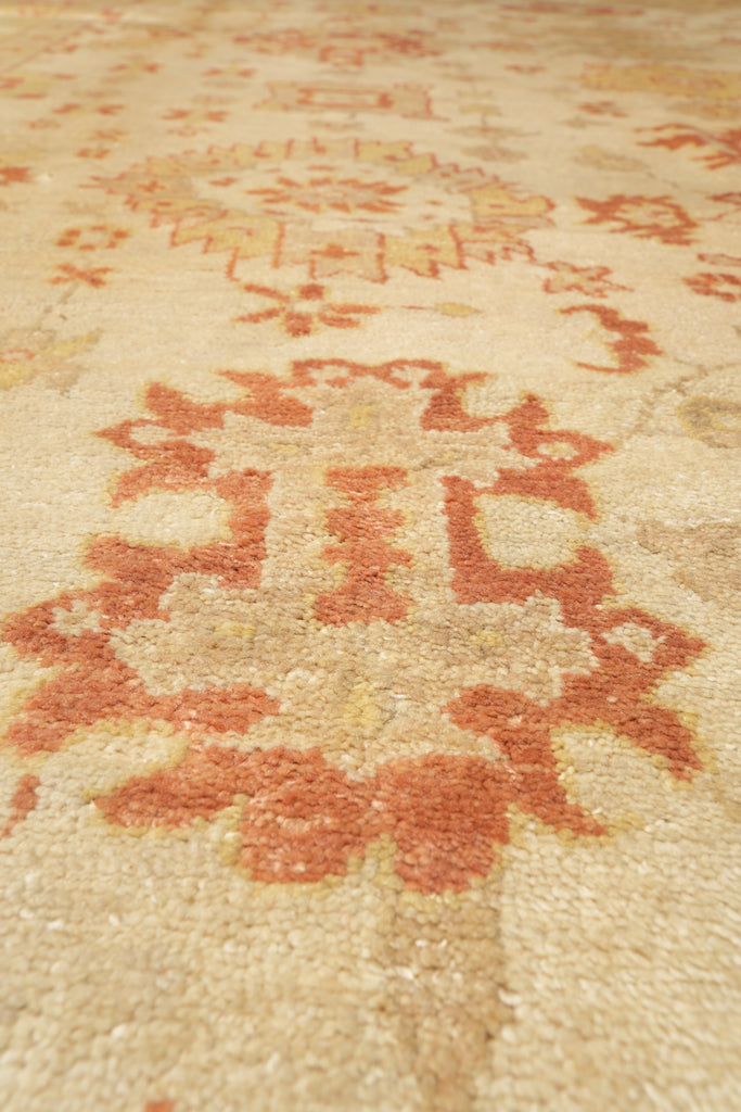 9 x 12 Beige Gold Zigler Chobi Peshawar Rug #F-4195