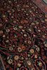 Load image into Gallery viewer, 7.3 x 10.4 Midnight Blue Pink Fine Persian Sarouk Rug 72400