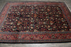 Load image into Gallery viewer, 7.3 x 10.4 Midnight Blue Pink Fine Persian Sarouk Rug 72400