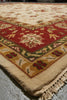 Load image into Gallery viewer, 12 x 15 New Handmade Quality Wool Rug Ivory Rust Red #PIX-12880