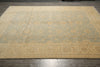 Load image into Gallery viewer, 8.10 x 11.2 Green Gold New Zigler Chobi Peshawar Rug