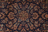 Load image into Gallery viewer, 7.3 x 9.5 Dark Blue Fine Quality Persian Sarouk Rug 72321