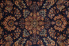 Load image into Gallery viewer, 7.3 x 9.5 Dark Blue Fine Quality Persian Sarouk Rug 72321