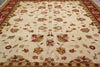 Load image into Gallery viewer, 12 x 15 New Handmade Quality Wool Rug Ivory Rust Red #PIX-12880
