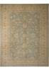 Load image into Gallery viewer, 9.1 x 11.9 Neutral Teal Blue Green Gold New Zigler Chobi Peshawar Rug