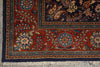 Load image into Gallery viewer, 7.3 x 9.5 Dark Blue Fine Quality Persian Sarouk Rug 72321