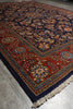 Load image into Gallery viewer, 7.3 x 9.5 Dark Blue Fine Quality Persian Sarouk Rug 72321