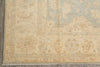 Load image into Gallery viewer, 9 x 11.9 Neutral Teal Blue Green Gold New Zigler Chobi Peshawar Rug #F-4197