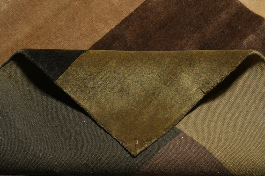 12 x 12 feet Square Quality Handmade Wool Contemporary Rug #PIX-6766