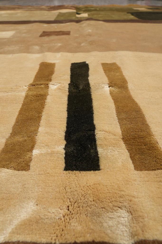 12 x 12 feet Square Quality Handmade Wool Contemporary Rug #PIX-6766