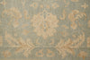 Load image into Gallery viewer, 9 x 11.9 Neutral Teal Blue Green Gold New Zigler Chobi Peshawar Rug #F-4197