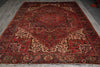 Load image into Gallery viewer, Decorative rug with intricate patterns on a gray floor