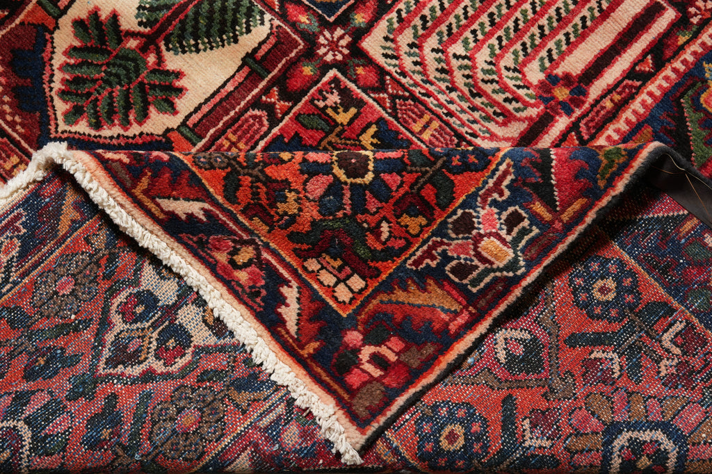 11.6 x 16.7 Persian Tribal Bakhtiar Rug Garden Pattern #PIX-6160