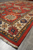 Load image into Gallery viewer, 7 x 10.6 Terra Cotta Color Fine Persian Soltanabad Mahal Rug 72423