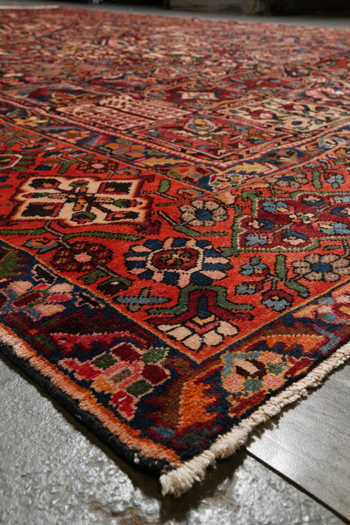 11.6 x 16.7 Persian Tribal Bakhtiar Rug Garden Pattern #PIX-6160