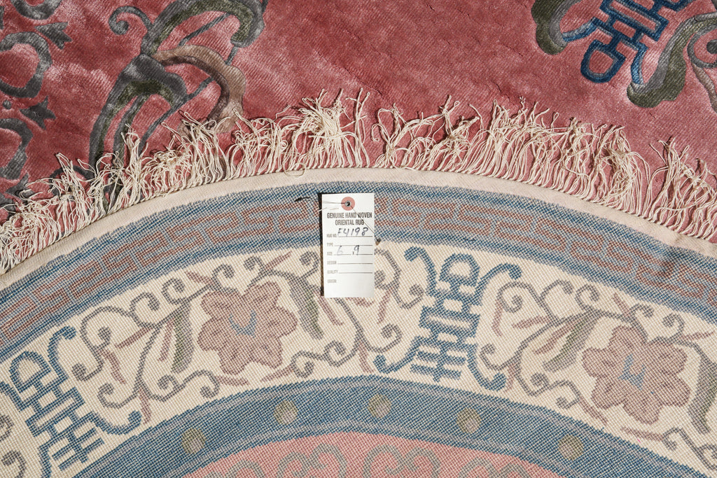 6 x 9 Oval New Art Deco Handmade Wool Jaipur Rug #F-4198