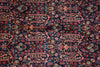 Load image into Gallery viewer, 7 x 10 Navy Blue Fine Persian Sarouk Bijar Rug 72326