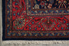 Load image into Gallery viewer, 7 x 10 Navy Blue Fine Persian Sarouk Bijar Rug 72326