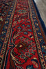 Load image into Gallery viewer, 7 x 10 Navy Blue Fine Persian Sarouk Bijar Rug 72326