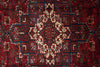 Load image into Gallery viewer, Close-up of a patterned rug with red and beige colors