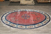 Load image into Gallery viewer, 6 x 9 Oval New Art Deco Handmade Wool Jaipur Rug #F-4198