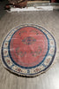 Load image into Gallery viewer, 6 x 9 Oval New Art Deco Handmade Wool Jaipur Rug