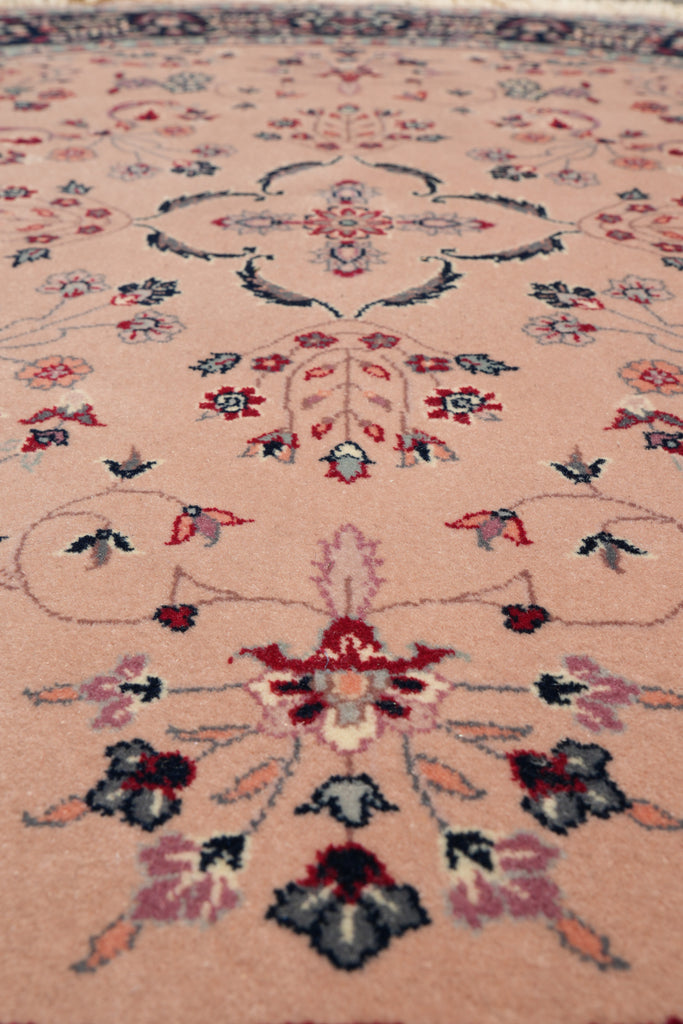 5 x 5 Round New Wool Handmade Rug #F-4199