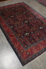 Load image into Gallery viewer, 7 x 10.5 Dark Indigo Blue Persian Bijar Rug 72308