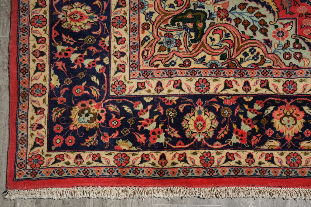 7.4 x 10.4 Fine Kork Wool Persian Qom Rug 72367