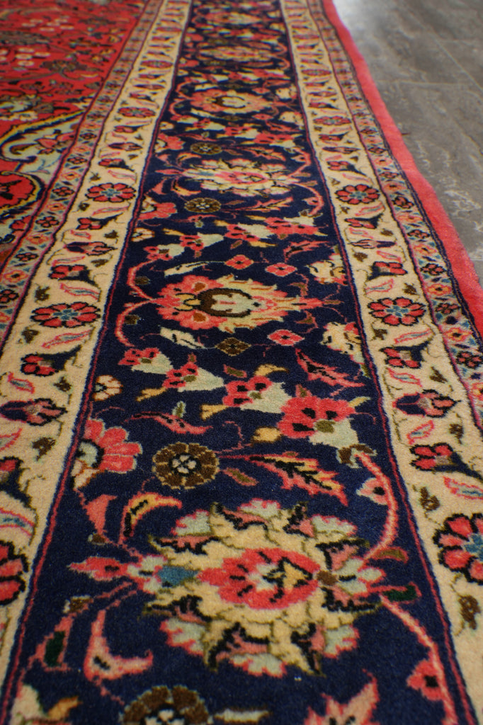 7.4 x 10.4 Fine Kork Wool Persian Qom Rug 72367