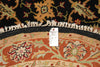 Load image into Gallery viewer, 6 x 6 Round Handmade Jaipur Rug Black Coral #F-4201