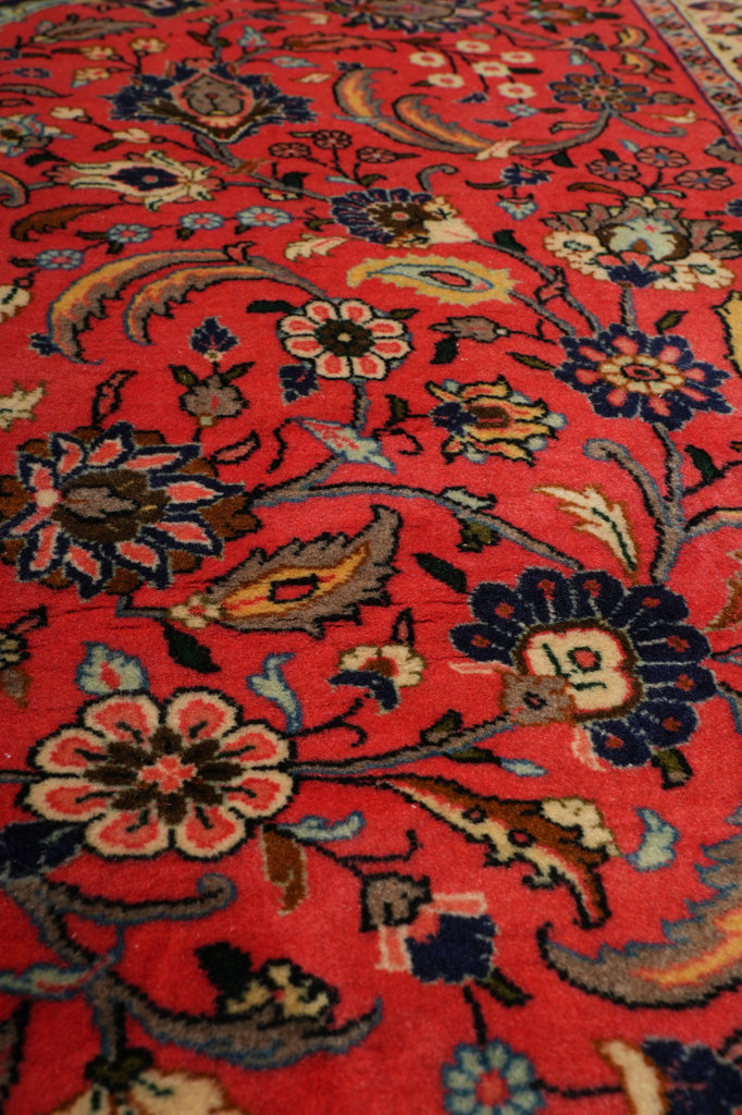 7.4 x 10.4 Fine Kork Wool Persian Qom Rug 72367