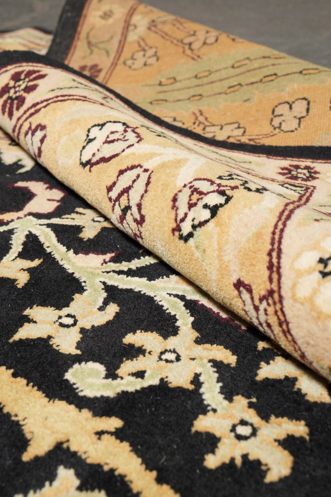 14 x 20 Large Hand-Knotted Chobi Peshawar Zigler Rug Black #F-4502
