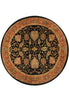 Load image into Gallery viewer, 6 x 6 Round Handmade Jaipur Rug Black Coral 