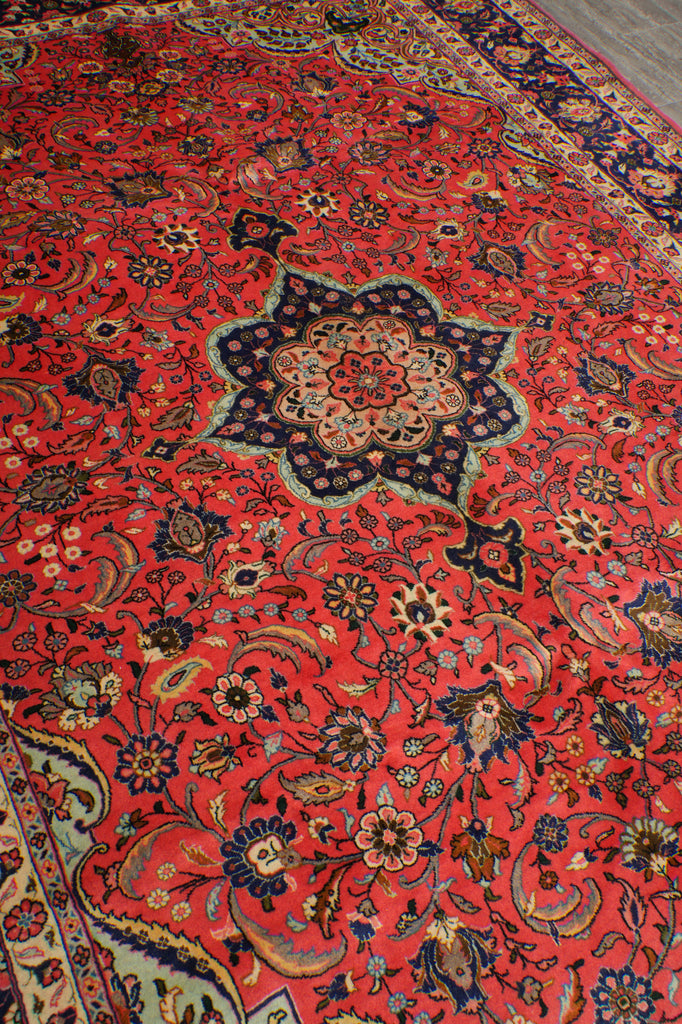 7.4 x 10.4 Fine Kork Wool Persian Qom Rug 72367