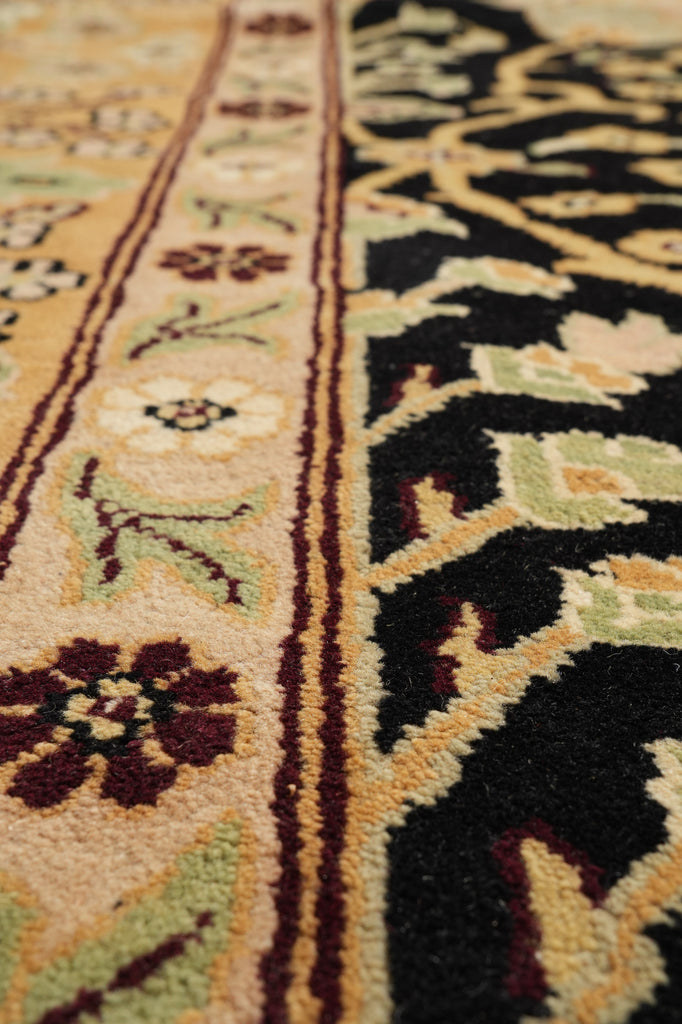 14 x 20 Large Hand-Knotted Chobi Peshawar Zigler Rug Black #F-4502