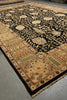 Load image into Gallery viewer, 14 x 20 Large Hand-Knotted Chobi Peshawar Zigler Rug Black #F-4502