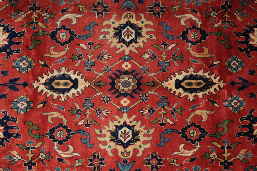 7 x 10.6 Salmon Pink Fine Persian Mahal Rug 72327
