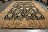 Load image into Gallery viewer, 14 x 20 Large Hand-Knotted Chobi Peshawar Zigler Rug Black #F-4502