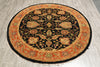 Load image into Gallery viewer, 6 x 6 Round Handmade Jaipur Rug Black Coral 