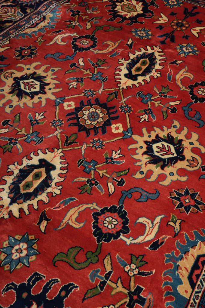 7 x 10.6 Salmon Pink Fine Persian Mahal Rug 72327