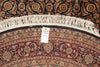 Load image into Gallery viewer, 6 x 6 Round Wool and Silk Quality Handmade Mahi Herati Tabriz Rug #F-4202