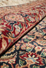 Load image into Gallery viewer, 6 x 6 Round Wool and Silk Quality Handmade Mahi Herati Tabriz Rug #F-4202