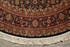 Load image into Gallery viewer, 6 x 6 Round Wool and Silk Quality Handmade Mahi Herati Tabriz Rug #F-4202