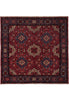 Load image into Gallery viewer, 7 x 6.6  Square Fine Persian Lilihan Sarouk Rug  CLEARANCE SALE  72361
