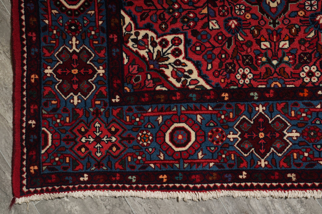 7 x 6.6  Square Fine Persian Lilihan Sarouk Rug  CLEARANCE SALE  72361