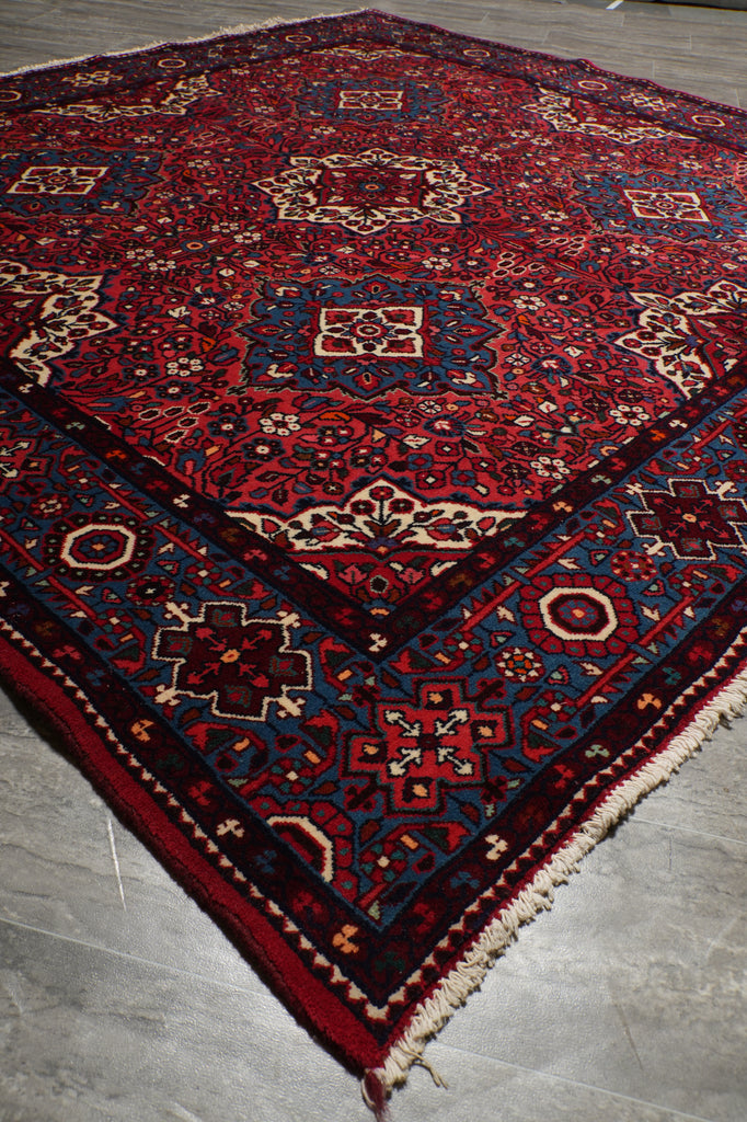 7 x 6.6  Square Fine Persian Lilihan Sarouk Rug  CLEARANCE SALE  72361